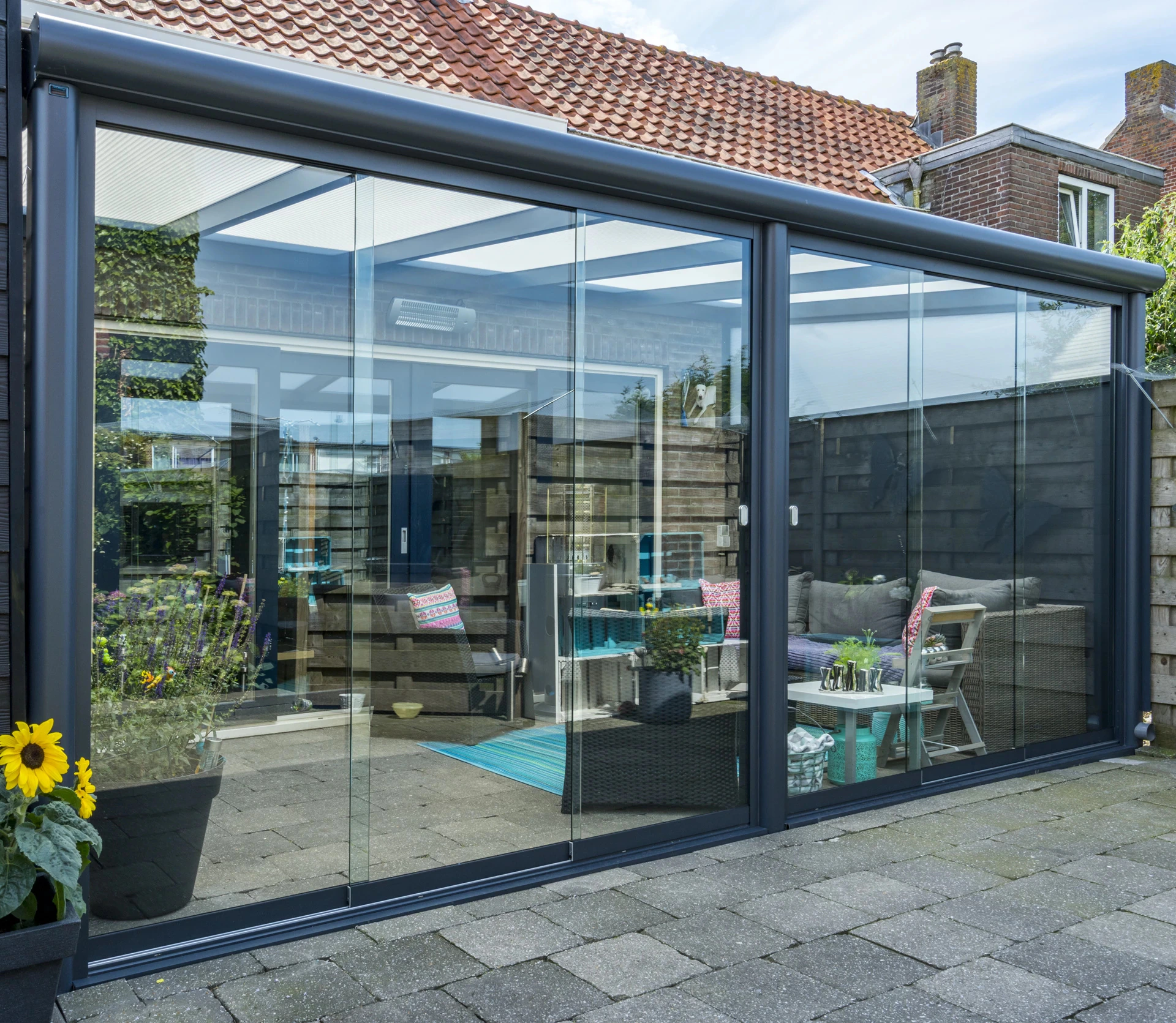 The Bolthole polycarbonate veranda by The Good Veranda Company