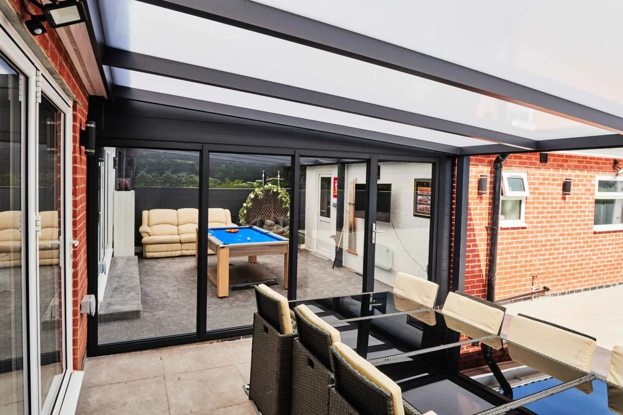 Bolthole veranda wide view