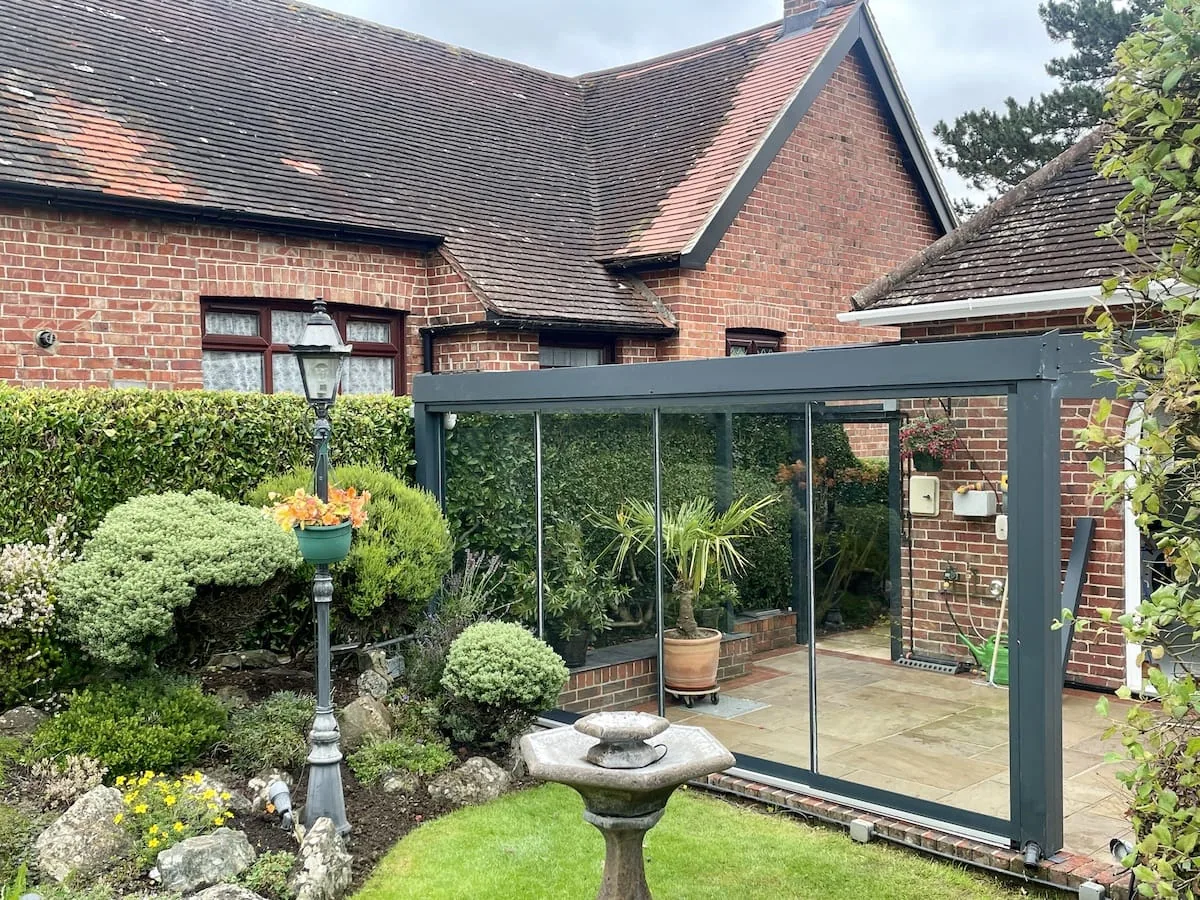 Haven veranda outdoor dining area