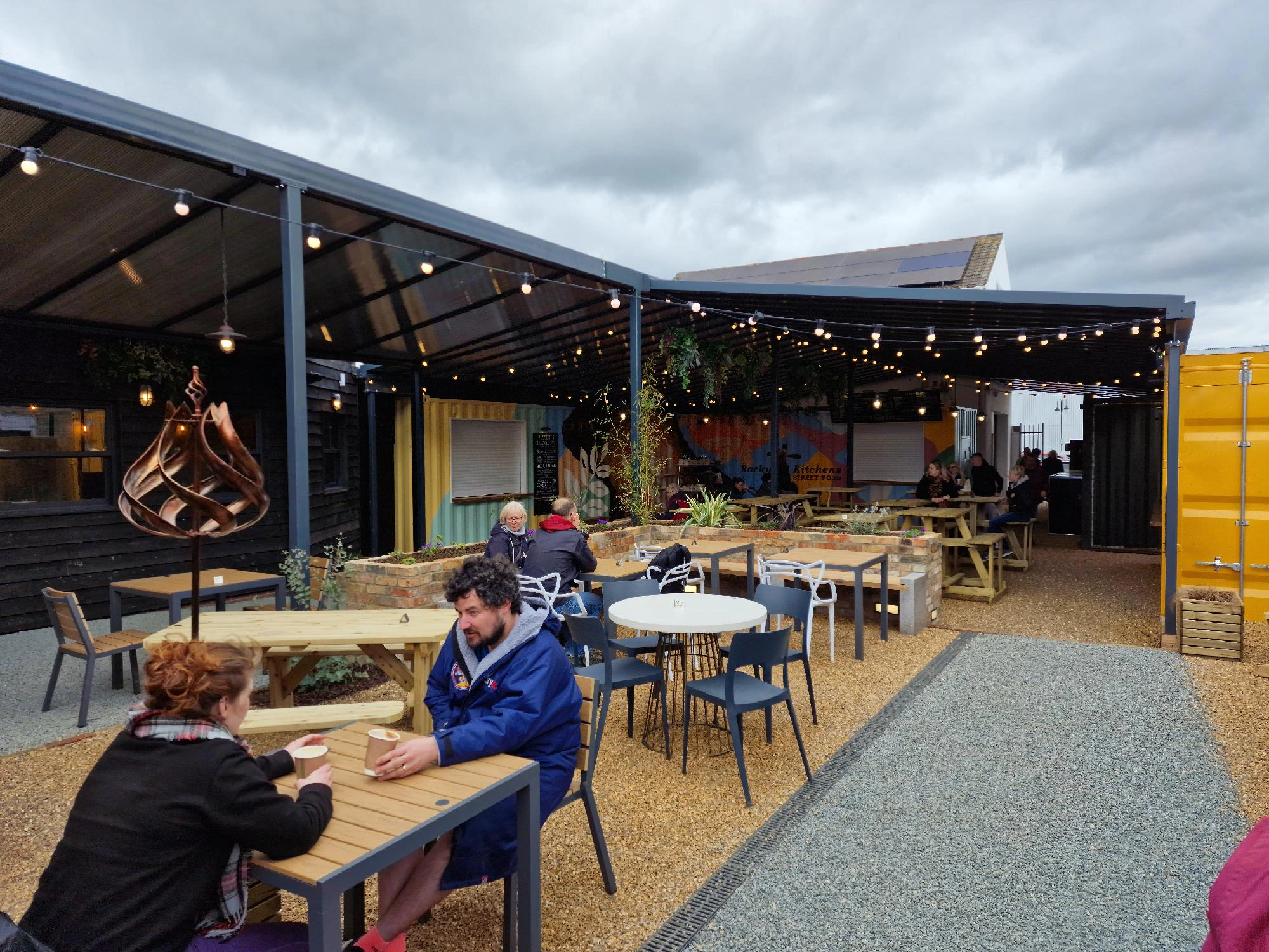 Pavilion veranda modern installation